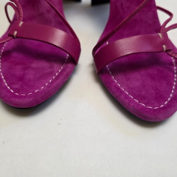 Rag & Bone Vossen Strappy High Heel Sandals in Fuchsia - Picture 8 of 16
